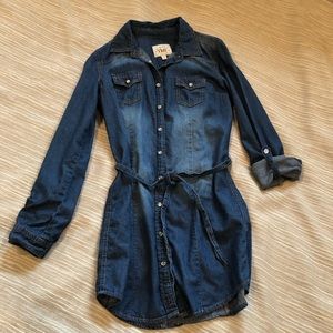 Lightweight denim shirt dress - great condition